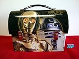 Star Wars- Collectable R2D2 & C3P0 Tin Dome Lunch Box New Vintage Retro Style CLASSIC COLLECTABLE Edition Movie Official [Licensed Merchandise] Workmans Carry All