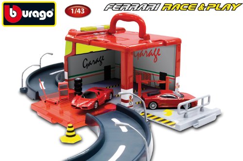 Bburago 31201 - Ferrari Race & Play Cube, inkl. 1 Auto, 1:43 (sortiert) Preisvergleich