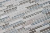 SAMPLE of Bliss Series Spa Travertine/Glass Mix Mosaic Tile From Cove Finishings