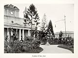 1913 Print San Jose Costa Rica Plaza Architecture Garden Fountain Mesoamerica - Original Halftone Print