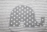 Minene Cosy Foot Muff (Grey with White Strips)