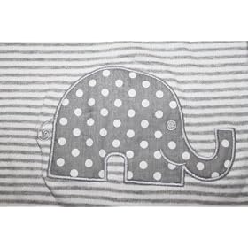 Minene Cosy Foot Muff (Grey with White Strips)