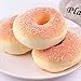 Pack of 2 Fireboomoon 3.9'' Jumbo Squishy Bagels Bread