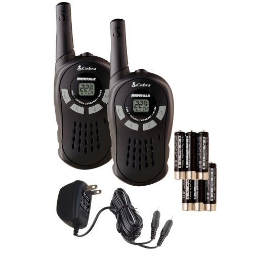 Cobra Micro Talk CXT-85 GMRS/FRS 2-Way Radio Pair (Black)