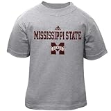 adidas Mississippi State Bulldogs Ash Toddler Logo T-shirt