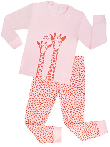 Girls Christmas Pajamas Children Deer Sleepwear Toddler Clothes Size 6 Years