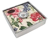 Mariposa Beaded Napkin Holder String of Pearls Weight