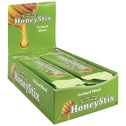 GloryBee Orchard Blend HoneyStix, Variety Pack, 5-Count Packages (Pack of 16)