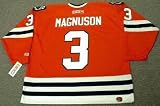 KEITH MAGNUSON Chicago Blackhawks CCM Throwback Away NHL Hockey Jersey, XL