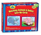 Lace-up Cards Matching Animals And Babies (It s Happy Bunny)