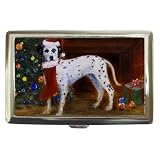 Limited Edition Violano Cigarette Money Case Dalmatian Christmas