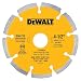 DEWALT DW4713 Industrial 4-1/2-Inch Dry Cutting Segmented Diamond Saw Blade with 5/8-Inch or 7/8-Inch Arbor