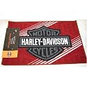 Red Harley Davidson Tufted Rug