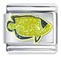 Crescent Angel Fish Italian Charms