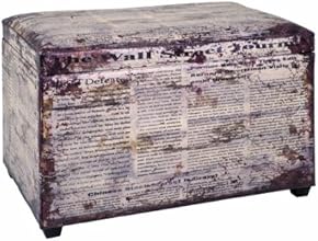 Haku M&ouml;bel 30786 Coffre de Rangement MDF/Simili Cuir Multicolore 40 x 65 x 42 cm