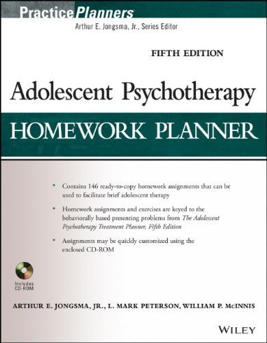 Adolescent Psychotherapy Homework Planner (PracticePlanners) by Arthur E. Jongsma Jr. (2014-03-17)