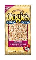 Oogie's Gourmet Popcorn, Caprese, 5 -Ounce Bags (Pack of 15)