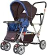 Joovy Caboose Stand-On Tandem, Blue Check