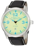 Stuhrling Original Men's 129A2.331513 Sportsman Tuskegee Thunderbolt Automatic Date Light Green Watch