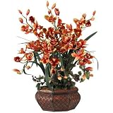 Nearly Natural 1199-BG Large Cymbidium Silk Flower Arrangement