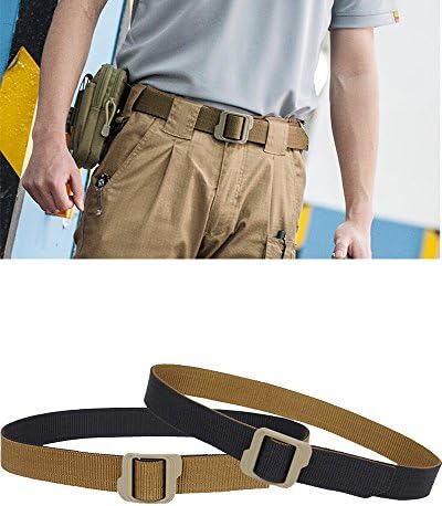 LefRight(TM) 1.5-in Reversible Tactical Nylon Web Adult's Double Duty TDU Belt Black/Coyote