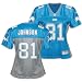 Calvin Johnson Lions Blue NFL Fashion Jersey