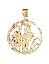 CleverEves 14K Gold Zodiac Pendant 6 - Gram(s)