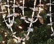 9' Clear Iridescent Butterfly Beaded & Foil Christmas Garland