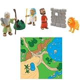 Moses/Daniel Figurines and Play Mat Set
