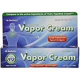 Dr. Sheffield's Greaseless Vapor Cream Cough Suppressant Topical Analgesic 2 PACK