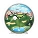 Golf Sports Wall clock,Pool,Basketball,Bowling,Baseball,Football clock also available!