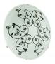 Eglo 89243A Mars-1, Antique, 1-Light Wall/Ceiling Light Fixture