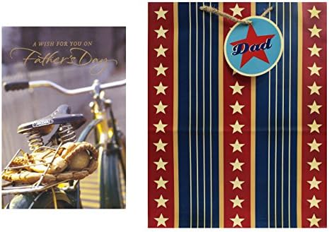 Hallmark Fathers Day Card "A Wish for you on Father's Day" &amp; Gift Bag