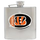 Cincinnati Bengals 6 oz. Stainless Steel Flask
