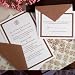 Chocolate Border Invitation Kit