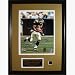 Reggie Bush Autographed First NFL Game Framed 8 x 10 Photograph with Piece of Game Used Jersey