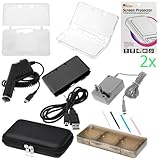 GTMax 11-In-1 Essentials Bundle - Crystal Hard Clear Case + Black Eva Pouch ....