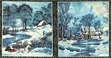 51xFvs2gn9L. SL160  44 Wide Panel Winter Wonderland Fabric By The Panel