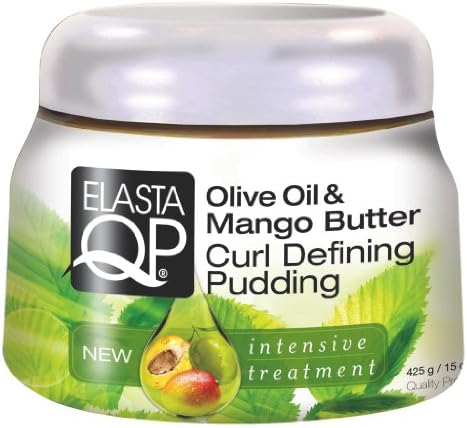 Elasta QP Olive & Mango Curl Pudding 15 oz. (Pack of 6)