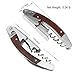 Waiters Corkscrew by Dealight - Premium Rosewood All-in-one Corkscrew, Bottle Opener and Foil Cutter, with Wine Pourer included