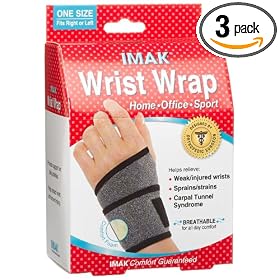 Imak Wrist Wrap (Pack of 3) by Imak