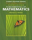 Student Solutions Manual for Van Dyke/Rogers/Adams Fundamentals of Mathematics, 9th