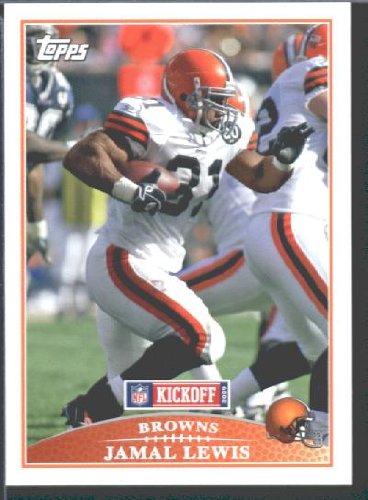 2009 Topps KickOff Football Card # 47 Jamal Lewis Cleveland Browns Mint Condition - Shipped In Protective ScrewDown Display Case!
