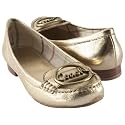 Coach Corena Gold Tattersal Loafers Flats Shoes New