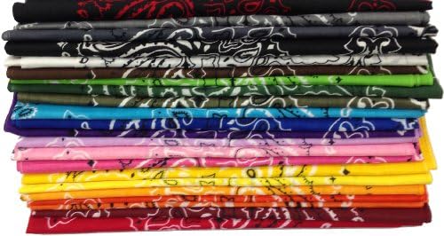 Assorted Military Army Trainmen Paisley Bandanas