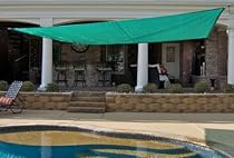 Big Sale King Canopy PC2001216G 16-Feet by 16-Feet Quadrilateral Sun Shade Sail, Green