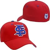 Top of the World Fresno State Bulldogs Red 1-Fit Stretch Cap