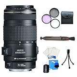 Canon EF 70-300mm f/4-5.6 IS USM Lens for Canon EOS SLR Cameras + Deluxe Le ....