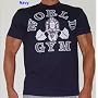 W101 World Gym Logo Bodybuilding T Shirt