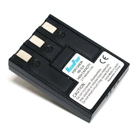 Maximal Power DB CAN NB-3L Repalcement Battery for Canon Digital Camera/Camcorder (Black)